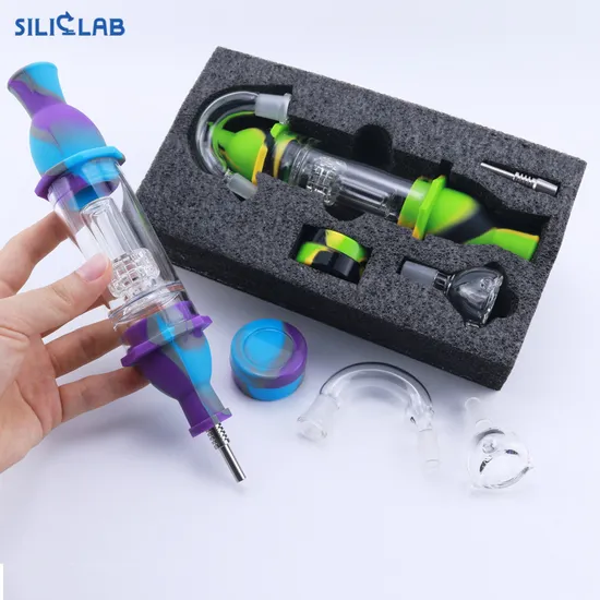 Lighthouse Pollen Extract Nectar Collector Smoking Set Glass DAB Rig