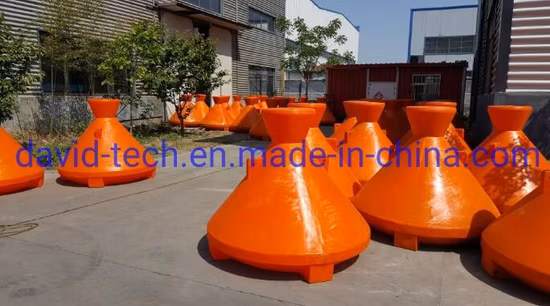 Panneaux d'avertissement en plastique Aides maritimes à la navigation Bouées de chenal d'eau de mer